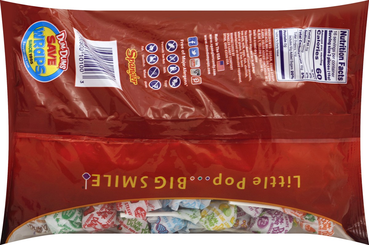 slide 5 of 7, Dum Dums Halloween Caramel Apple and Cider, 8.6 oz