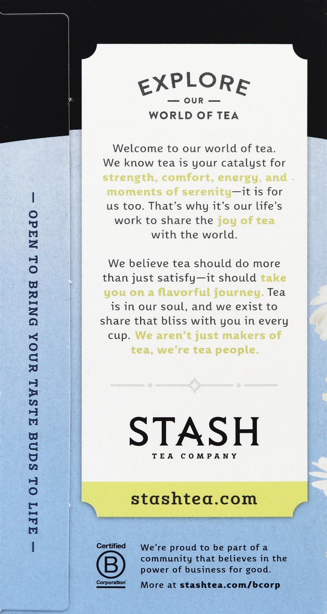 slide 3 of 6, Stash Chamomile Nights Herbal Tea - 20 ct, 20 ct