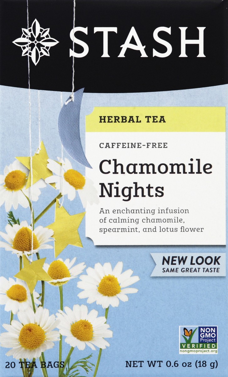 slide 4 of 6, Stash Chamomile Nights Herbal Tea - 20 ct, 20 ct