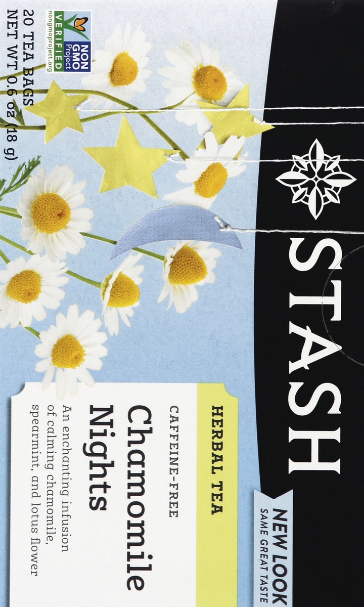 slide 5 of 6, Stash Chamomile Nights Herbal Tea - 20 ct, 20 ct