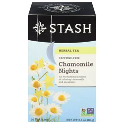 Stash Caffeine-Free Chamomile Nights Herbal Tea - 20 ct