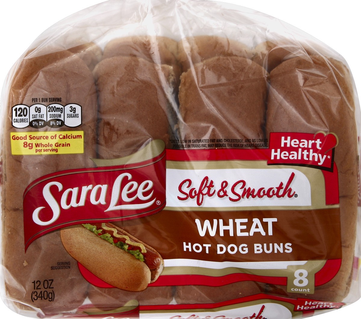 slide 2 of 5, Sara Lee Hot Dog Buns 8 ea, 8 ct