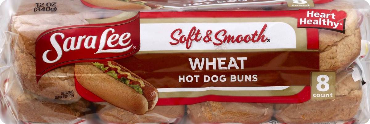 slide 4 of 5, Sara Lee Hot Dog Buns 8 ea, 8 ct