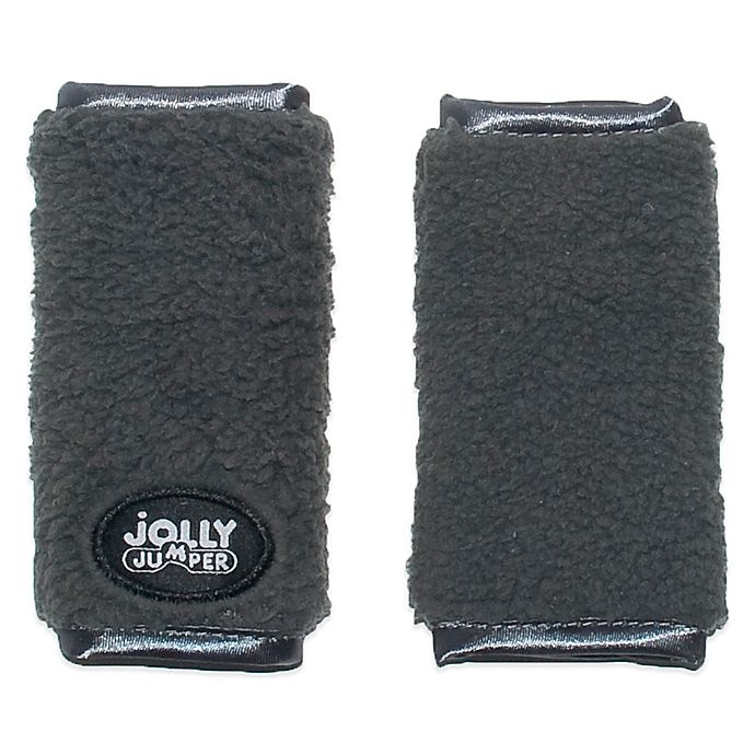 slide 1 of 1, Jolly Jumper Soft Straps for Car Seat & Strollers - Charcoal, 1 ct