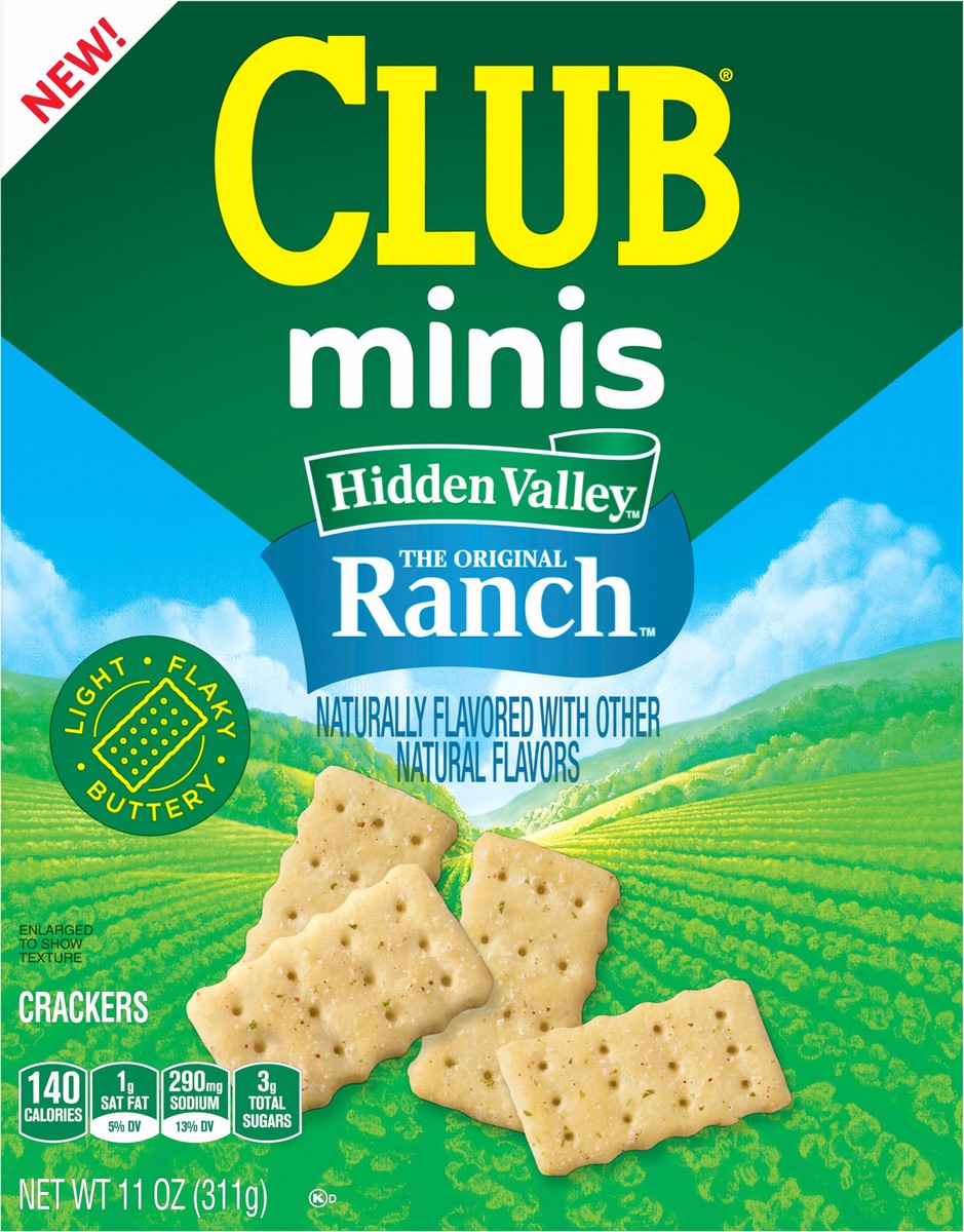 slide 6 of 15, Club Hidden Valley Ranch Crackers 11 oz, 11 oz