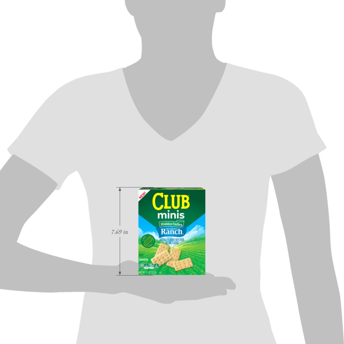 slide 8 of 15, Club Hidden Valley Ranch Crackers 11 oz, 11 oz