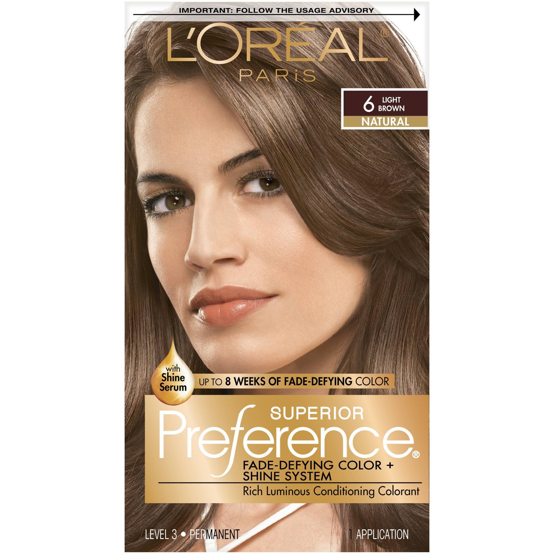 slide 1 of 1, L'Oréal Superior Preference Fade-Defying Color + Shine System - 6 Light Brown, 1 ct