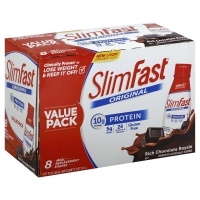 slide 1 of 1, SlimFast Meal Replacement Shake Rich Chocolate Royale, 8 ct; 10 fl oz