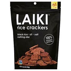 Laiki Black Rice Crackers - Oil, Salt & Nothing Else