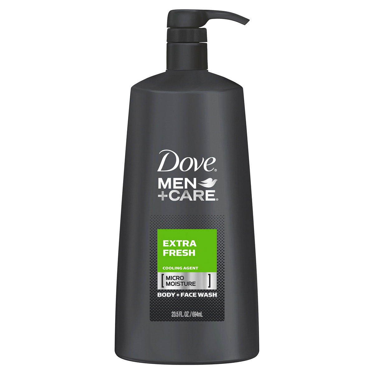 slide 6 of 13, Dove Men+Care Body Wash with Pump Extra Fresh, 23.5 oz, 23.5 oz