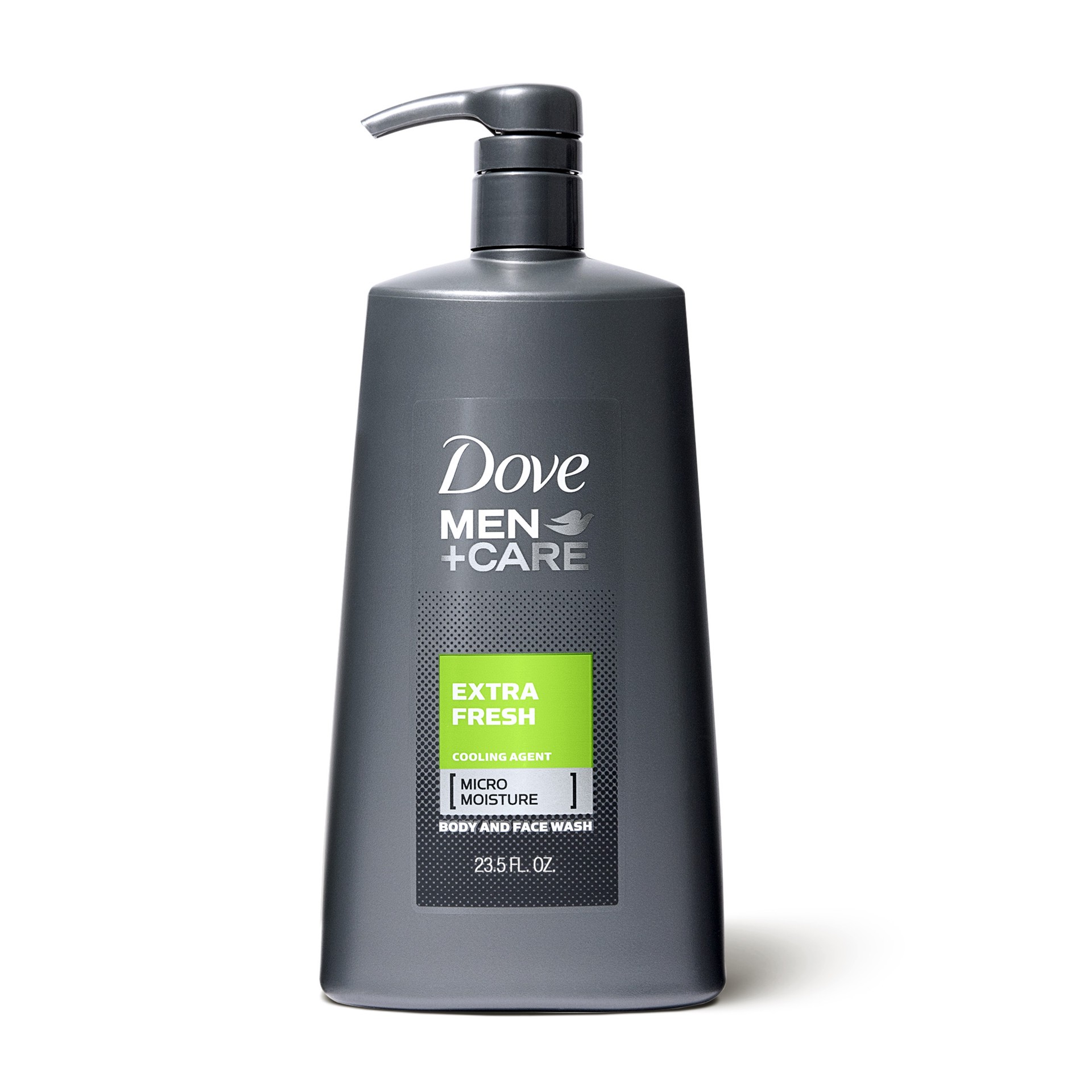 slide 1 of 13, Dove Men+Care Body Wash with Pump Extra Fresh, 23.5 oz, 23.5 oz