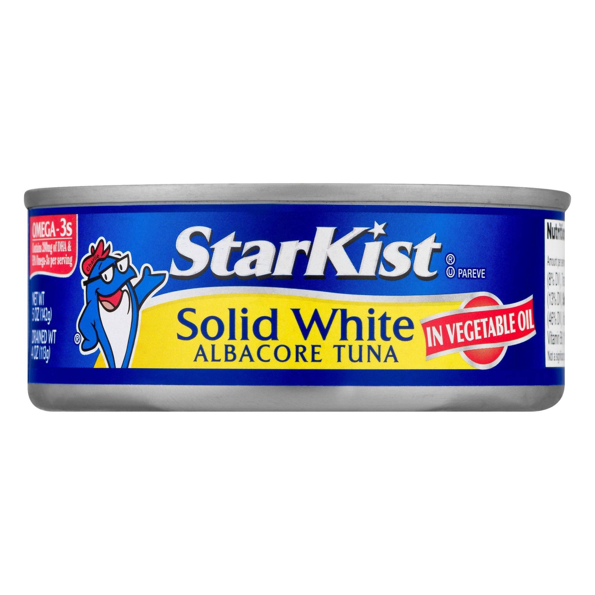 slide 1 of 2, StarKist Solid White Albacore Tuna in Vegetable Oil, 