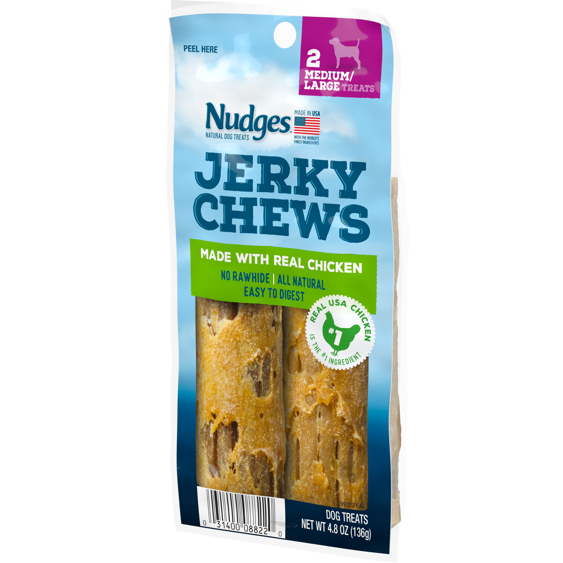 slide 3 of 3, Nudges Dog Treats, 4.91 oz