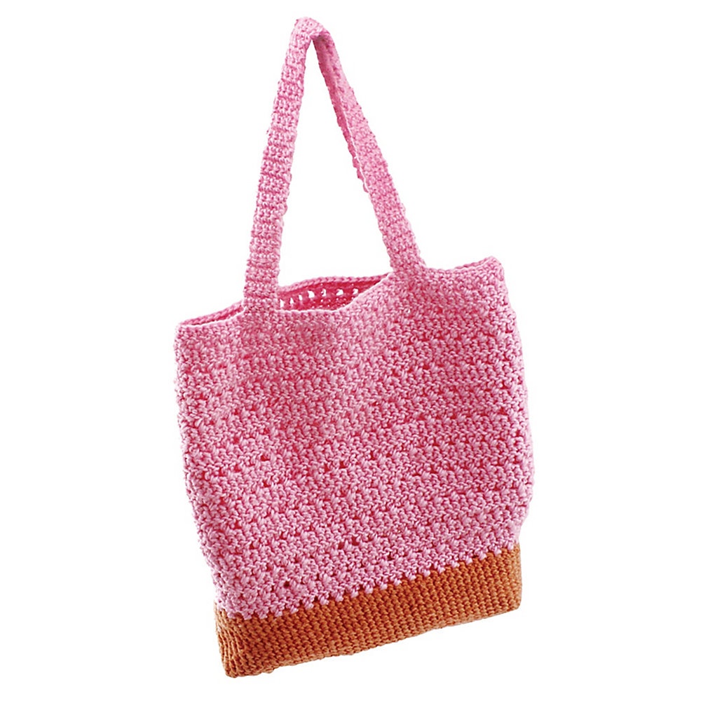 slide 1 of 1, Office Depot Crochet Tote Kit, Pink, 1 ct