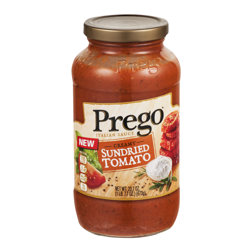 slide 1 of 2, Prego Italian Creamy Sundried Tomato Sauce, 24 oz