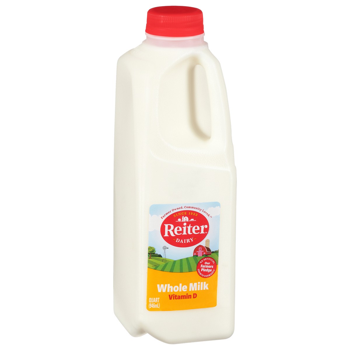 slide 8 of 14, Reiter Dairy Vitamin D Whole Milk 1 qt, 1 qt