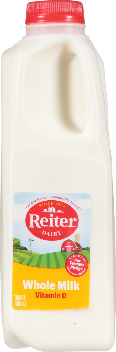 slide 1 of 14, Reiter Dairy Vitamin D Whole Milk 1 qt, 1 qt