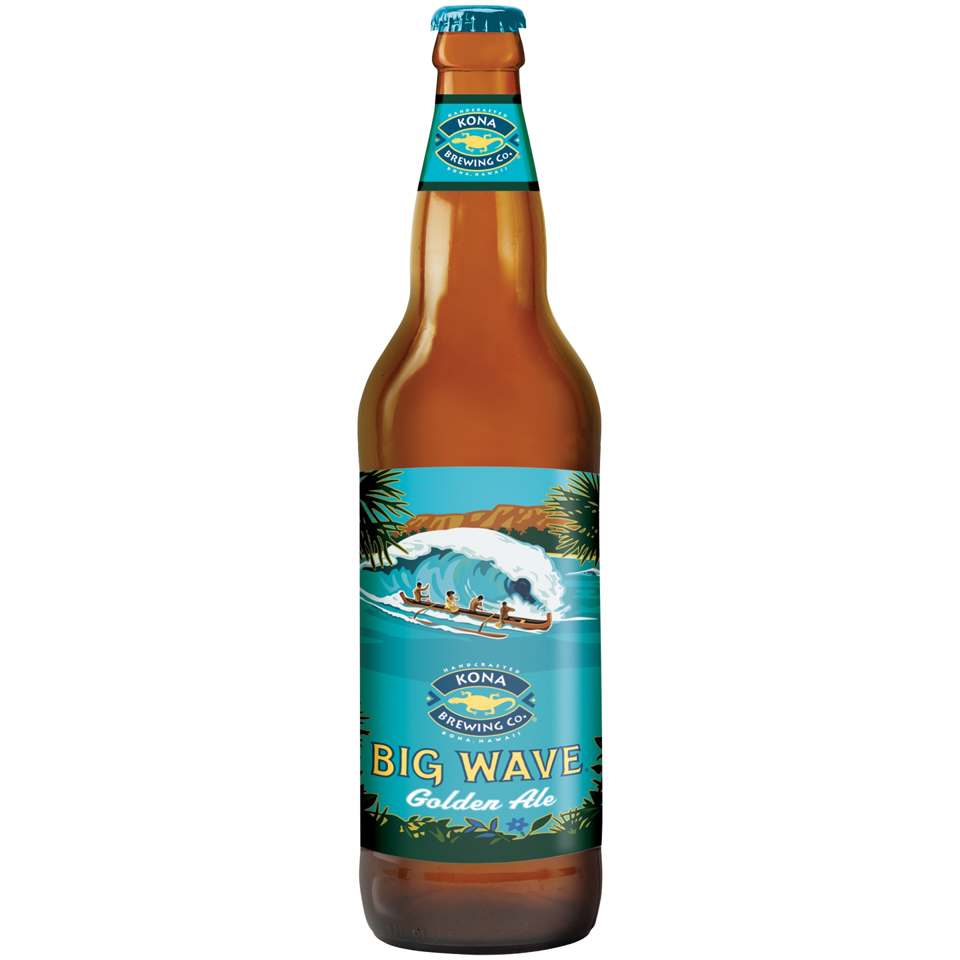 slide 1 of 1, Big Wave Golden Ale Kona Big Wave Bottle, 22 fl oz