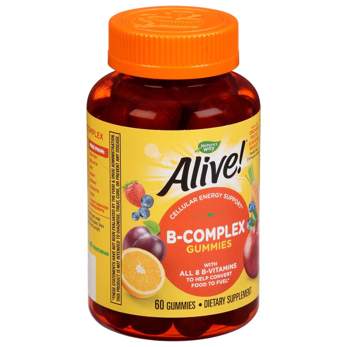 slide 8 of 9, Nature's Way Alive! Gummies B-Complex 60 Gummies, 60 ct