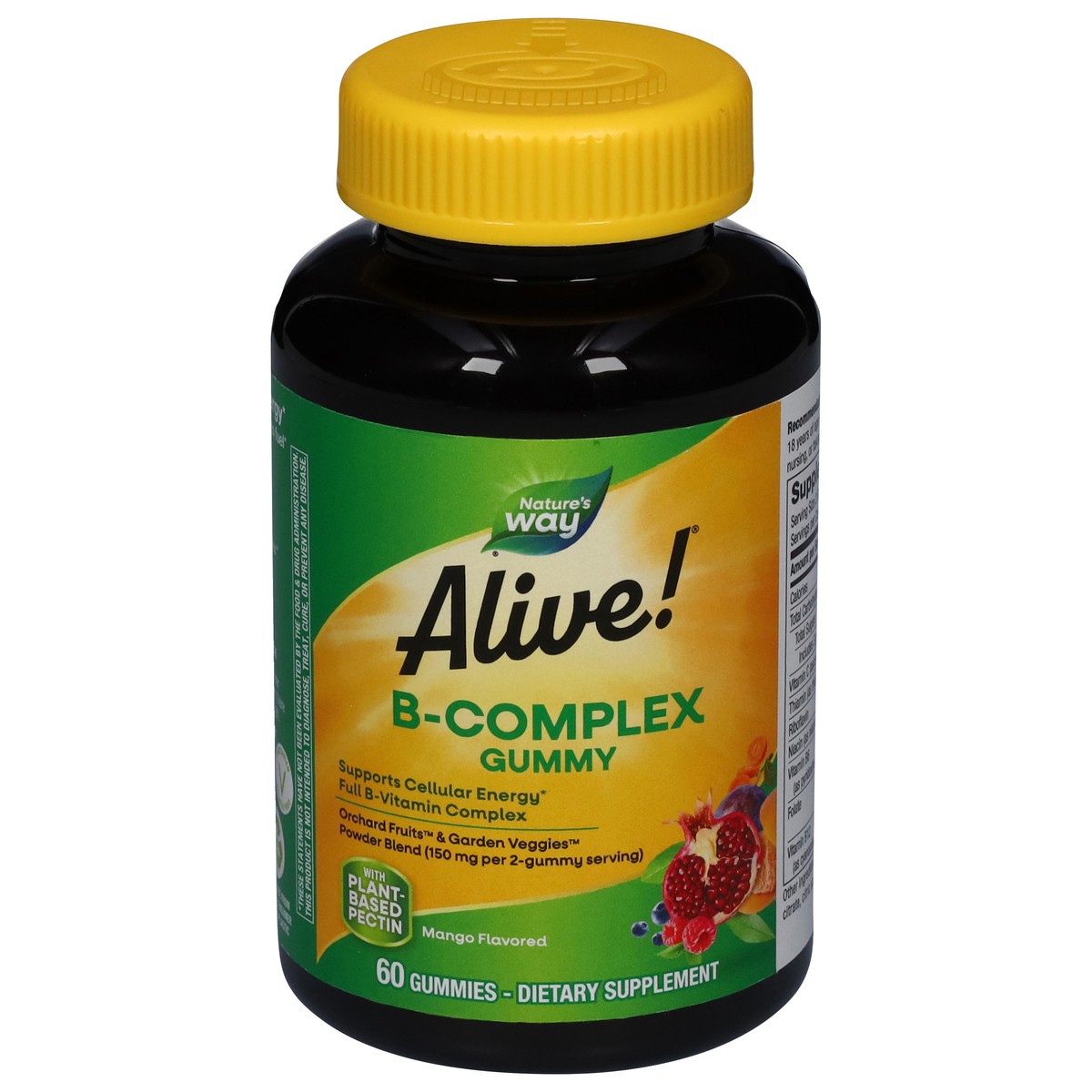 slide 1 of 9, Nature's Way Alive! Gummies B-Complex 60 Gummies, 60 ct