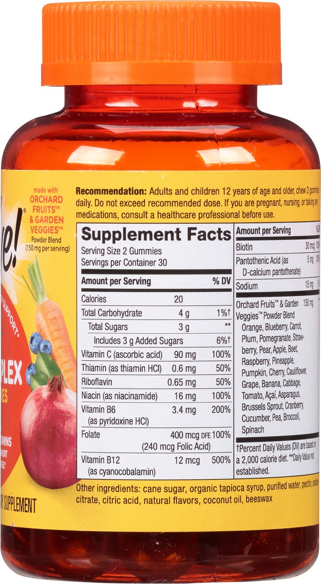 slide 5 of 9, Nature's Way Alive! Gummies B-Complex 60 Gummies, 60 ct