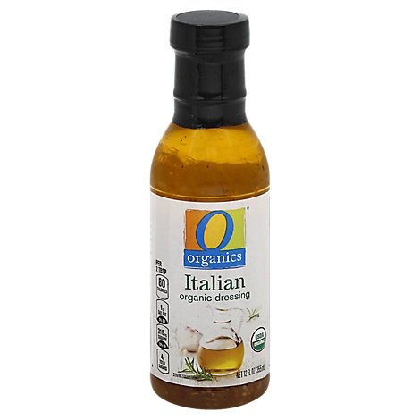 slide 1 of 1, O Organics Organic Dressing Italian, 12 fl oz