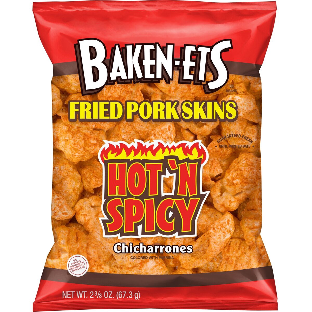 slide 3 of 3, BAKEN-ETS Pork Rinds, 2.38 oz