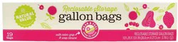 Natural Value Reclosable Storage Gallon Bags