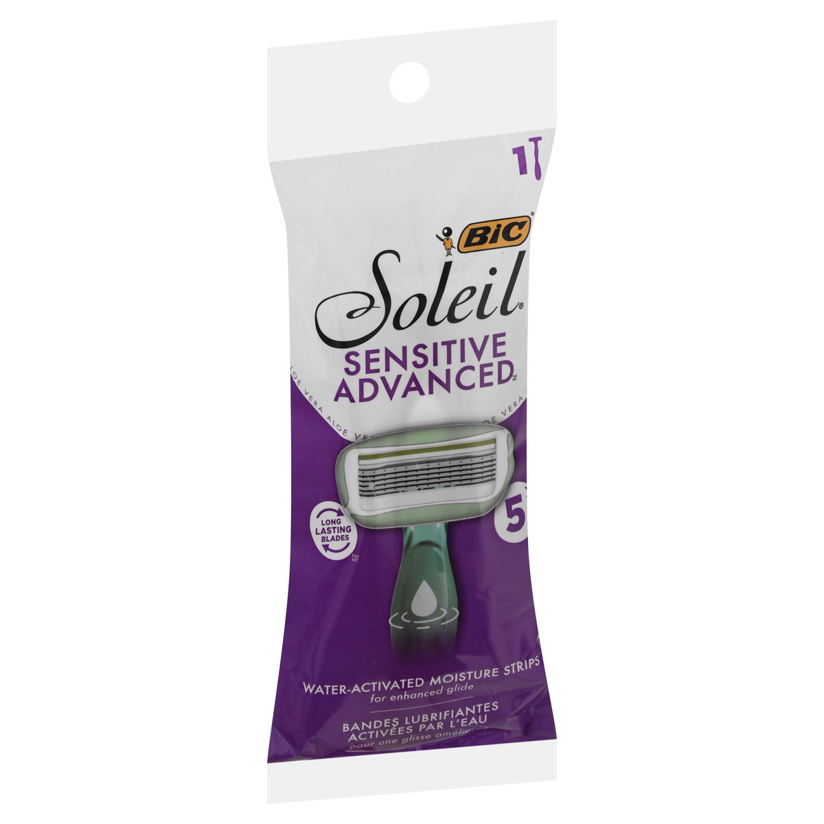 slide 6 of 10, Soleil Soleil Sensitive Advanced Razor 1 ea, 1 ea