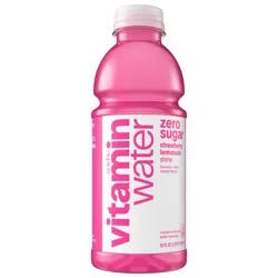 Vitaminwater Zero Sugar Shine, Electrolyte Enhanced Water W/ Vitamins, Strawberry Lemonade Drink, 20 Fl Oz