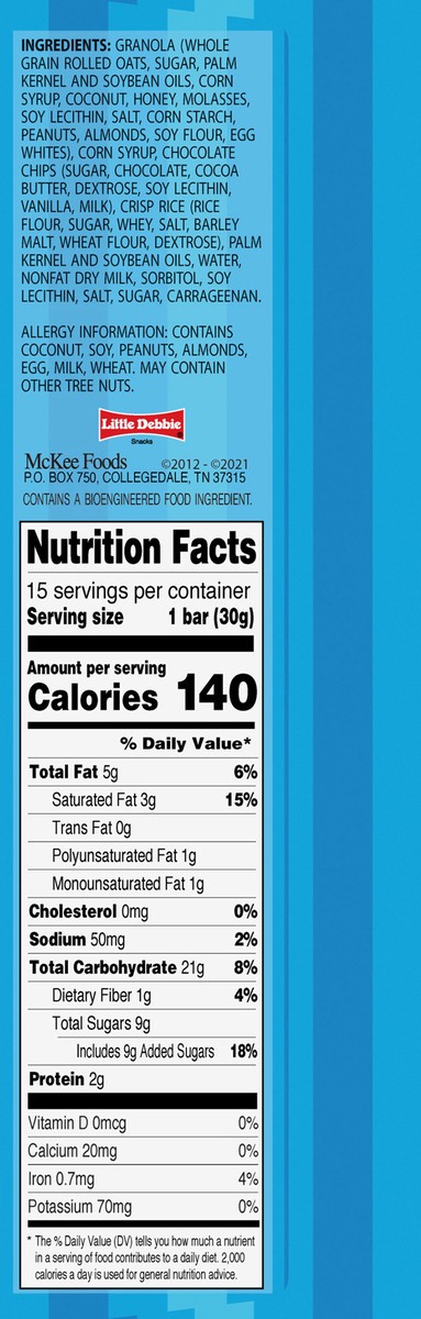 slide 8 of 9, Sunbelt Bakery Chewy Value Pack Chocolate Chip Granola Bars 15 15 ea Box, 15 ct