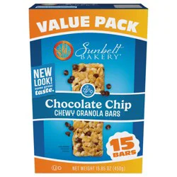 Sunbelt Bakery Chewy Value Pack Chocolate Chip Granola Bars 15 15 ea Box