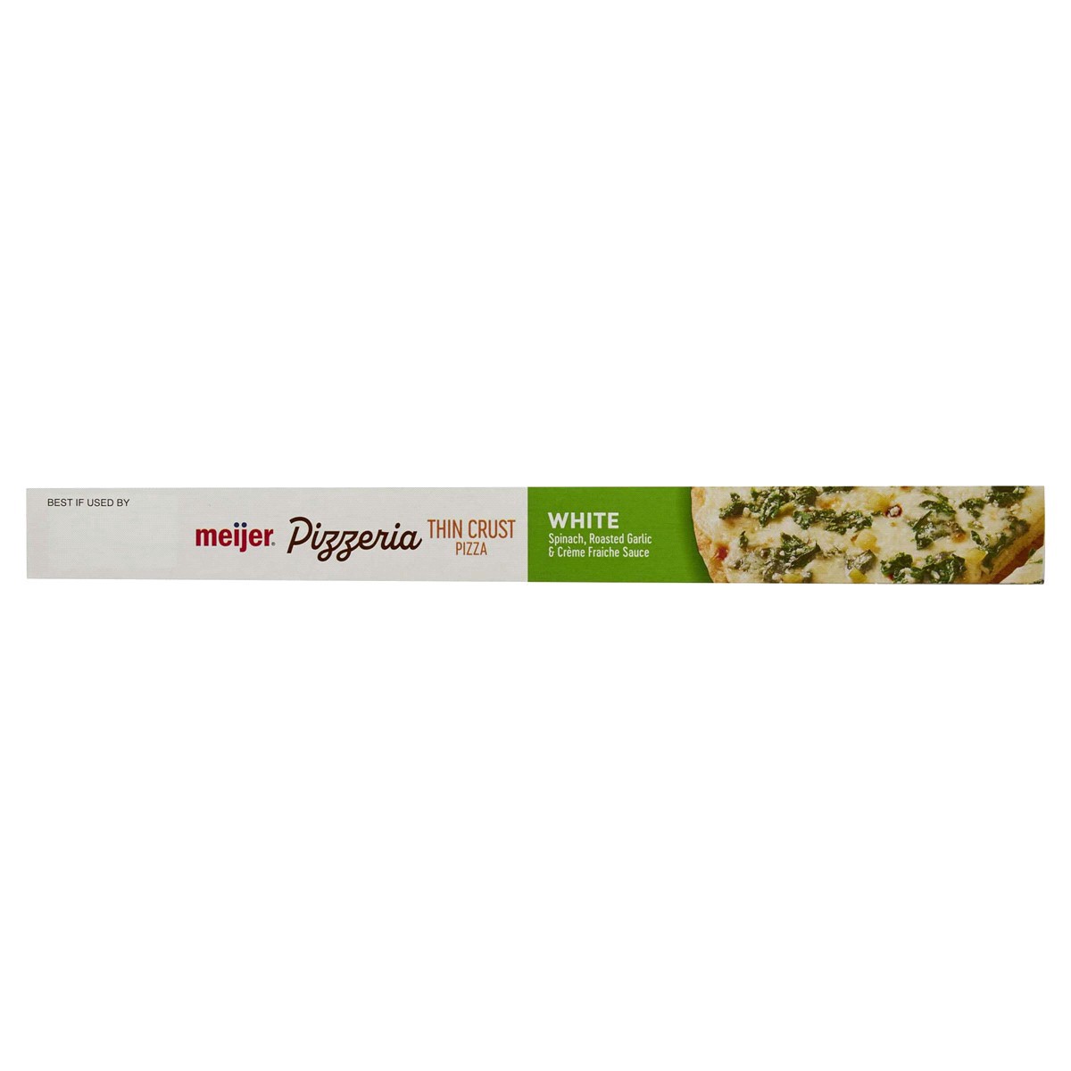 slide 8 of 29, Meijer Pizzeria Thin Crust White Pizza, 12.8 oz