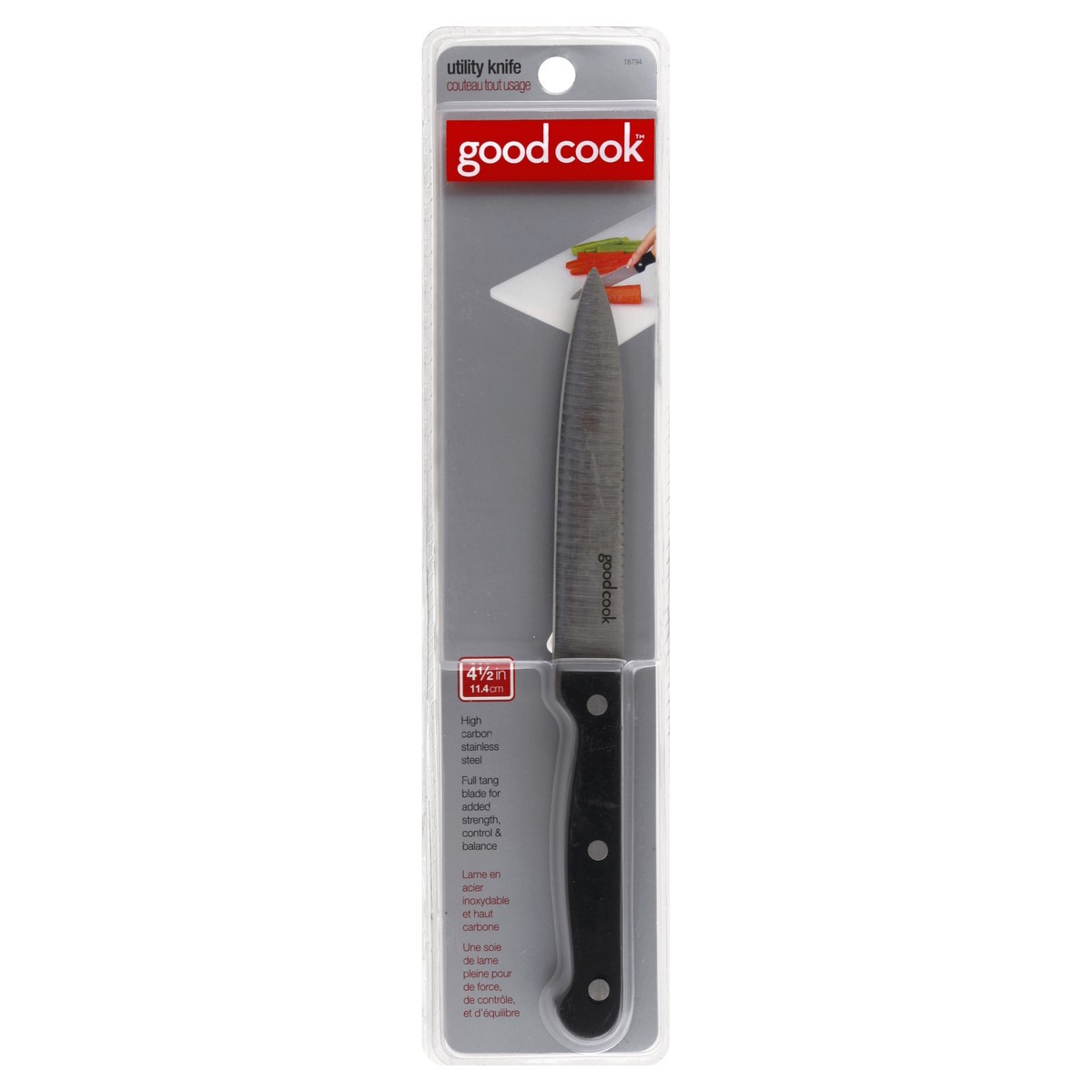 slide 2 of 2, Good Cook Utility Knife, 4.5"", 1 ct