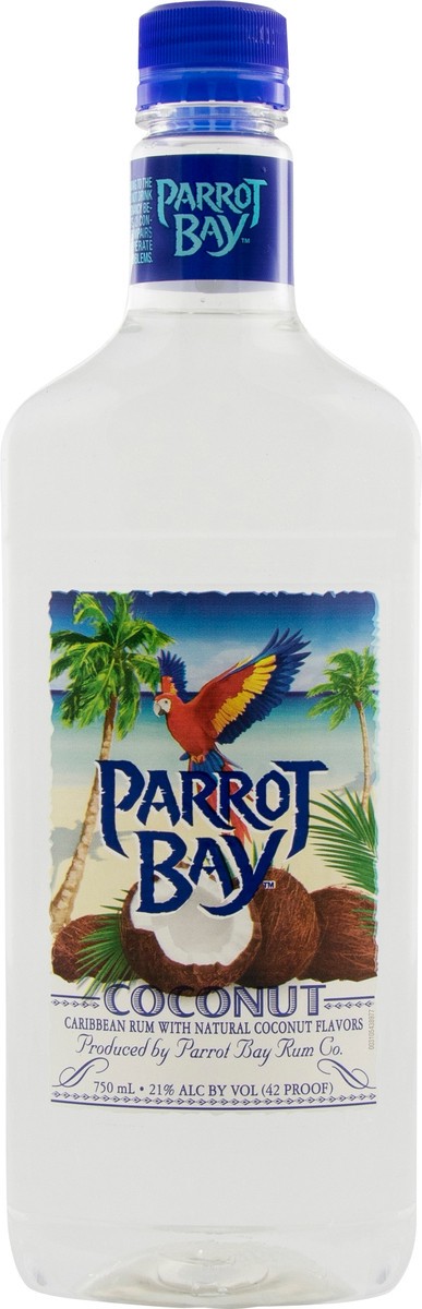 slide 1 of 5, Parrot Bay Coconut Rum, 750ml Plastic Bottle 42 Proof, 750 ml