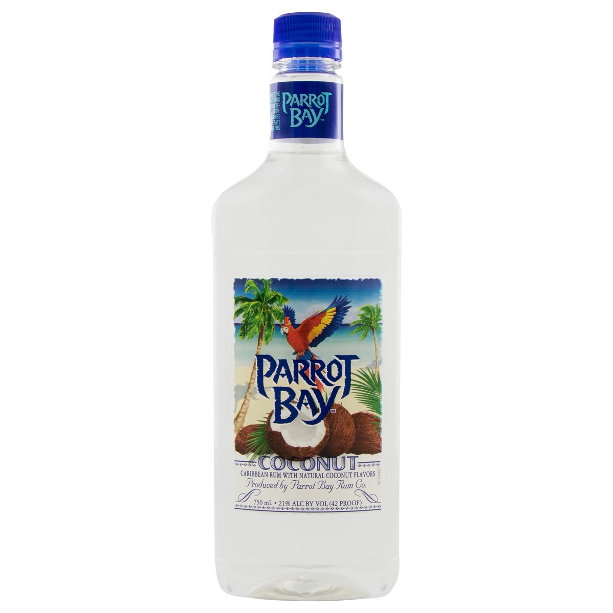slide 5 of 5, Parrot Bay Coconut Rum, 750ml Plastic Bottle 42 Proof, 750 ml