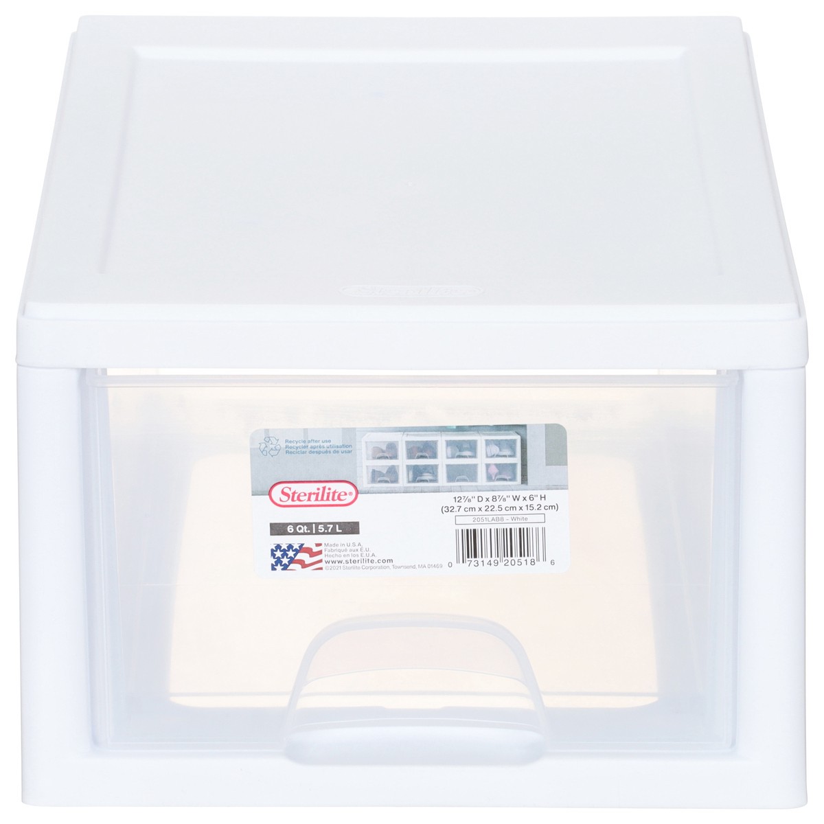 slide 1 of 11, Sterilite Small White Shoe Drawer, 1 ct