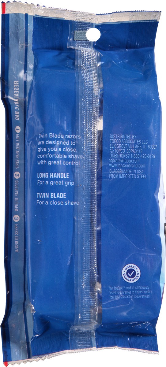 slide 2 of 9, TopCare Everyday Disposable Twin Blade Razor 12 ea, 12 ct