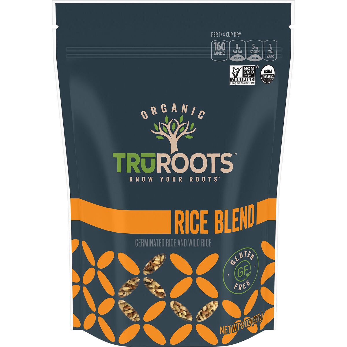 slide 1 of 8, truRoots Rice, 8 oz