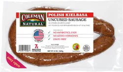 Coleman Natural Polish Kielbasa Pork Sausage