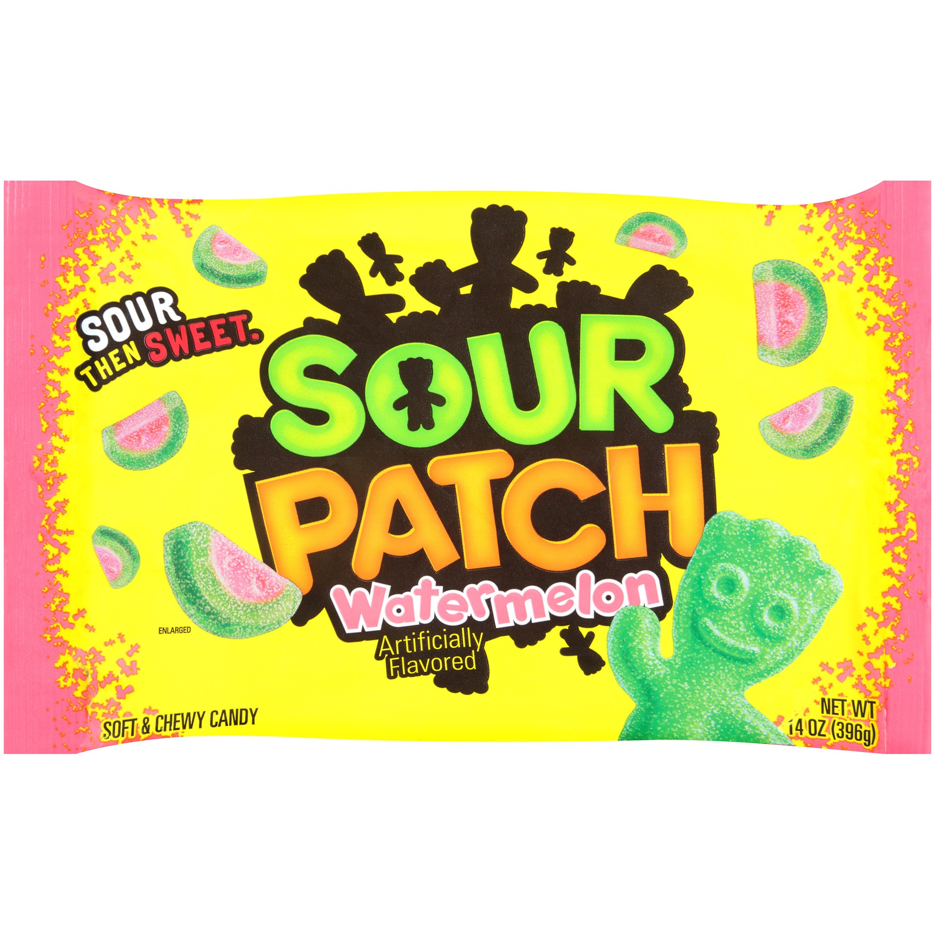 slide 1 of 5, SOUR PATCH KIDS Watermelon Soft & Chewy Candy, 14 oz, 0.88 lb