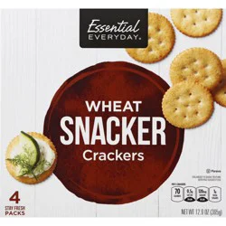 Essential Everyday Wheat Snack Crackers