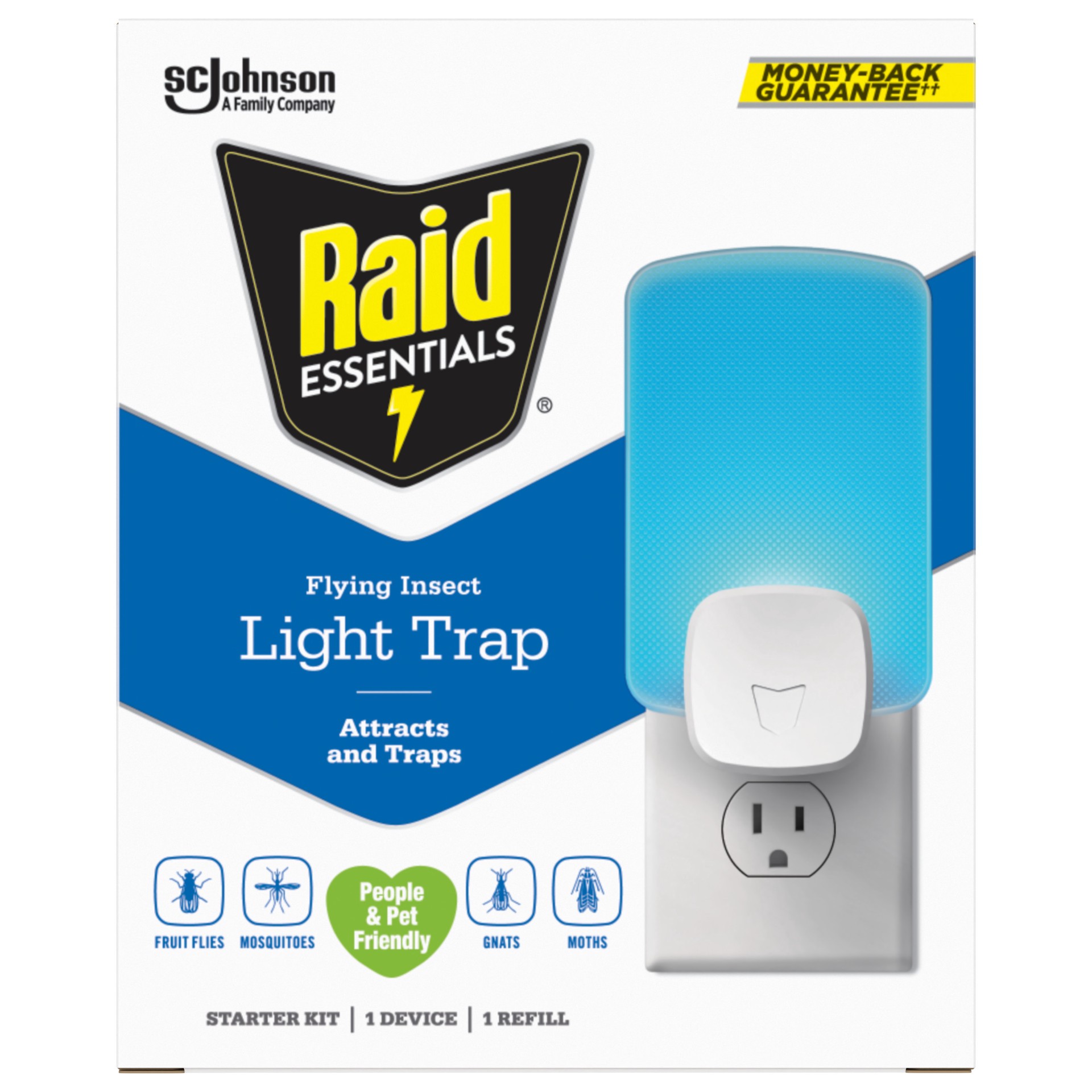 slide 1 of 5, Raid Essntl Light Trap Starter, 1 ct