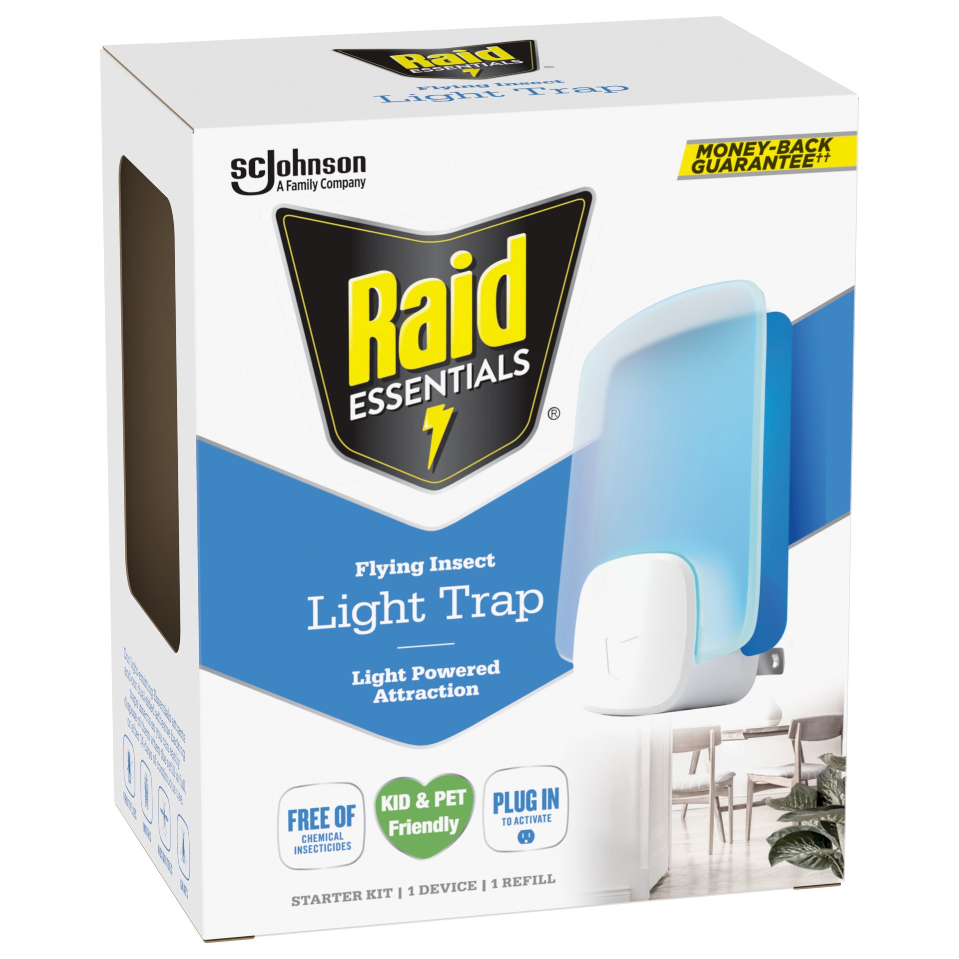 slide 4 of 5, Raid Essntl Light Trap Starter, 1 ct