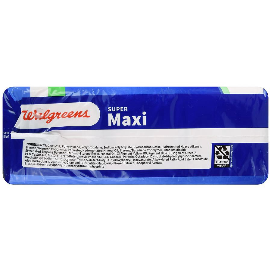slide 2 of 5, Walgreens Super Maxi Pads, 24 ct