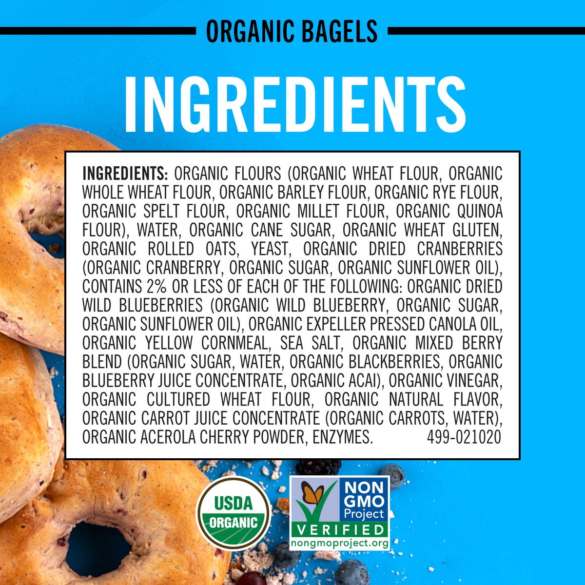 slide 3 of 14, Dave's Killer Bread Bagels, Organic, 5 ct; 16.75 oz