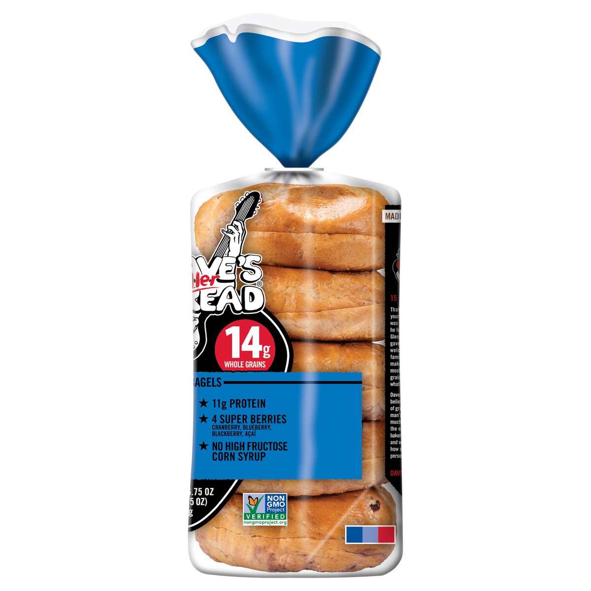 slide 8 of 14, Dave's Killer Bread Bagels, Organic, 5 ct; 16.75 oz