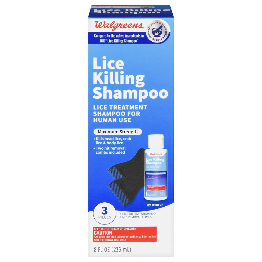 slide 1 of 5, Walgreens Lice Killing Shampoo Kit, 8 oz
