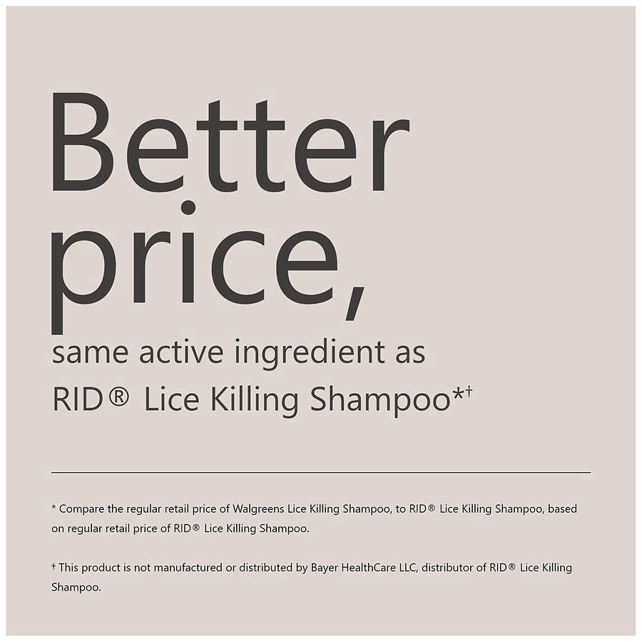slide 2 of 5, Walgreens Lice Killing Shampoo Kit, 8 oz