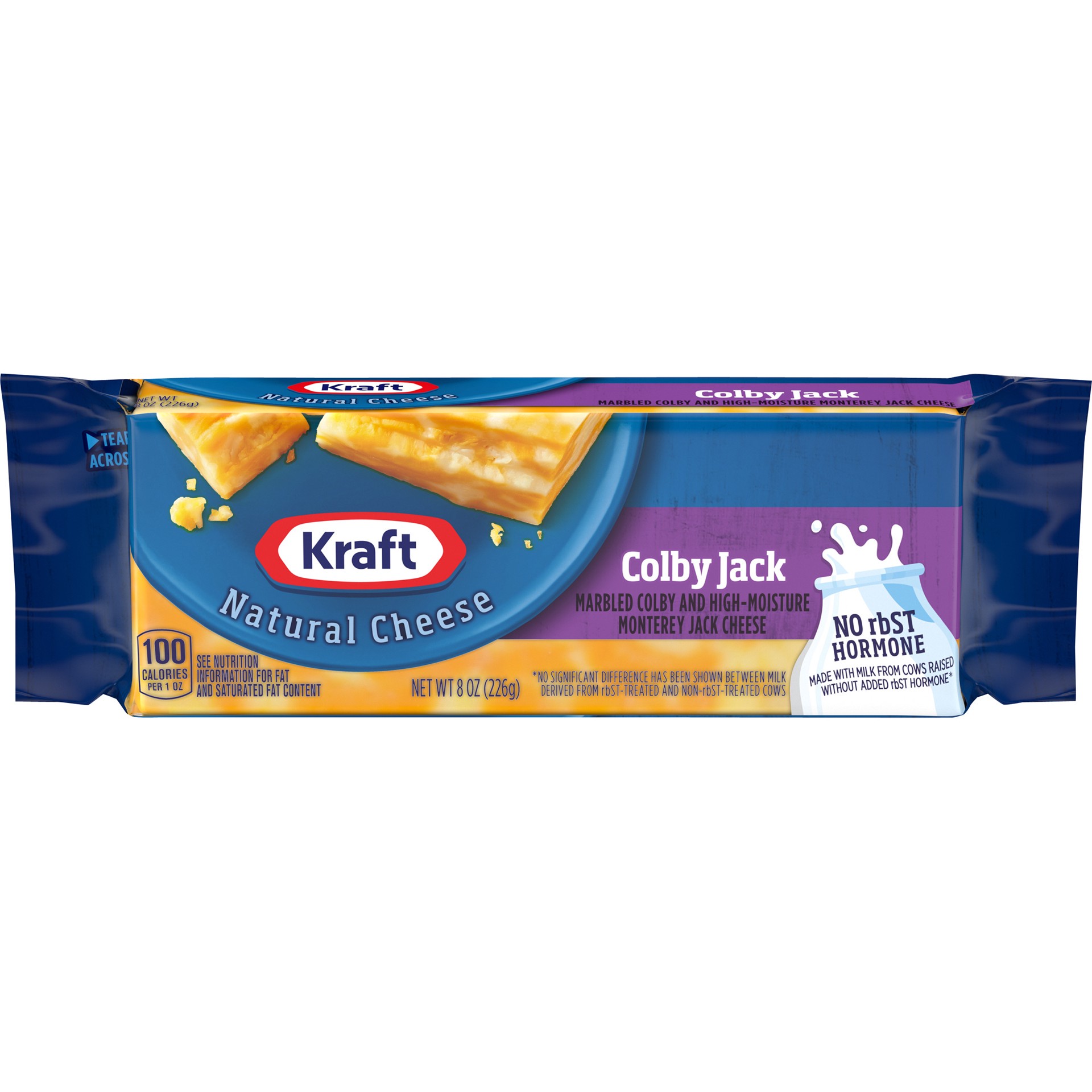 slide 1 of 8, Kraft Colby Jack Marbled Cheese, 8 oz Block, 8 oz